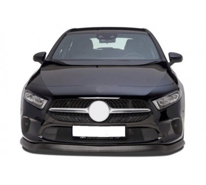 Rajout de pare choc avant carbone adaptable sur Mercedes Classe A W177 18+