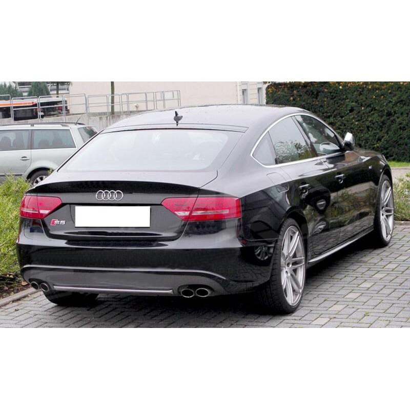Diffuseur arrière Audi A5 8T Sportback S5 Look 07-11 (2+2) Sans pack S-line