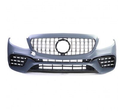 Pare choc avant + calandre Mercedes Classe E W213 S213 (16-20) Look 63 AMG