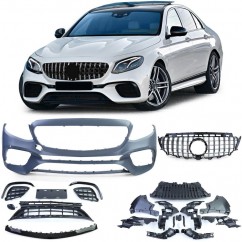 Pare choc avant + calandre Mercedes Classe E W213 S213 (16+) Look 63 AMG