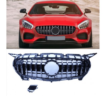 Calandre Panaremicana Mercedes AMG GT C190 Coupé (14-17) Noir et chrome