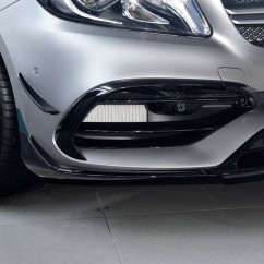 Grilles de pare choc avant noir brillant adaptable sur Mercedes Classe A W176 15+
