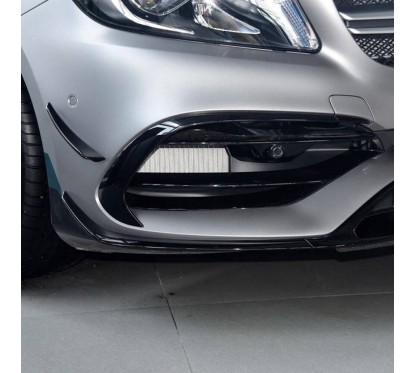 Grilles de pare choc avant noir brillant Mercedes Classe A W176 (15-19)