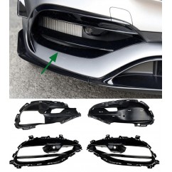 Grilles de pare choc avant noir brillant adaptable sur Mercedes Classe A W176 15+