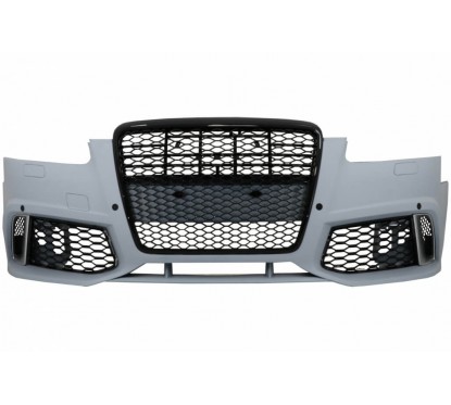 Pare choc avant Look RS6 adaptable sur Audi A6 C6 4F Berline/Break 04-10
