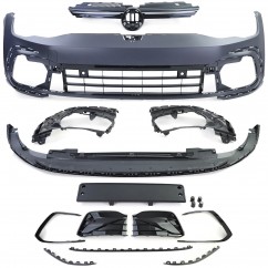 Pare choc avant avec bande LED adaptable sur Volkswagen Golf 8 R-Line 19+