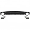 Diffuseur arrière + embouts d'échappements Audi A6 C7 RS6 Design (11-14) avec pare choc standard