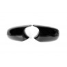 2x Coques rétroviseurs Noir brillant BMW E87/E81/E82/E88 + E90/E91/E92/E93