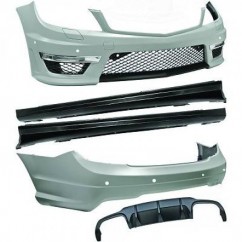 Kit Carrosserie Look C63 AMG Mercedes Classe C W204 Berline (11-14)