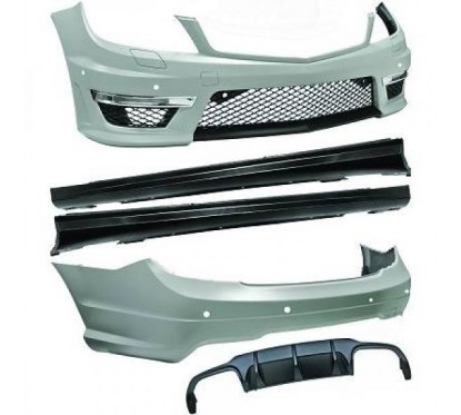 Kit Carrosserie Look C63 AMG Mercedes Classe C W204 Berline (11-14)