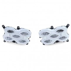 Pare choc avant avec bande LED adaptable sur Volkswagen Golf 8 GTI 19+