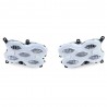 Pare choc avant avec bande LED adaptable sur Volkswagen Golf 8 GTI 19+