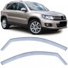 2x Déflecteurs de vente / pluie fumée adaptable sur Vw Tiguan 5N (07-15)