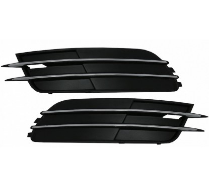 2x Grilles de pare choc Audi A6 C7 4G (12-15)