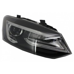 2x Phares LED adaptables sur Volkswagen Polo MK5 6R 6C (10-17)