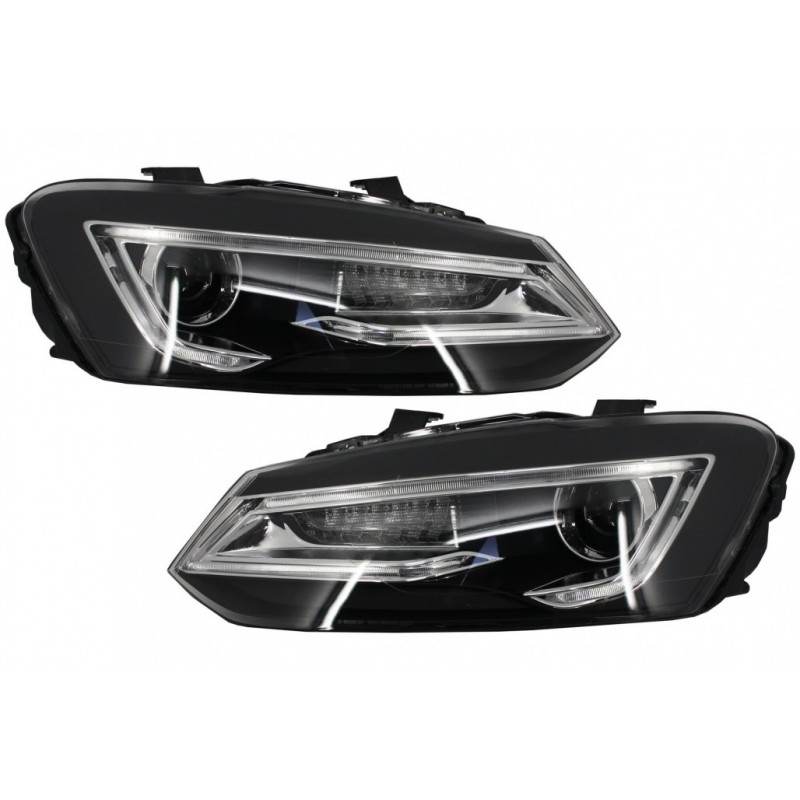 2x Phares LED Volkswagen Polo MK5 6R 6C (10-17)