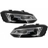 2x Phares LED adaptables sur Volkswagen Polo MK5 6R 6C (10-17)