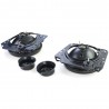 2x Phares H4 noir fumé adaptable sur Volkswagen Golf 2 83-91