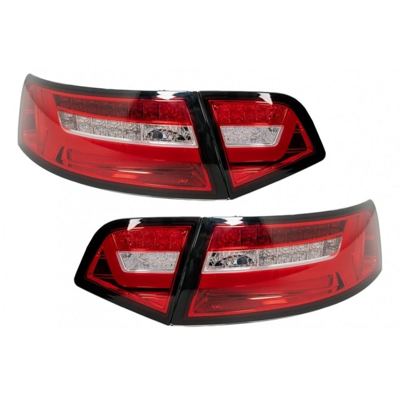 LED BAR Fanali Posteriori Adatti Per Audi A6 4F2 C6 Limousine  2008 2011 Design Facelift Rosso Chia K Tlaua64f2r - Foto 5