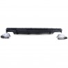 Diffuseur Noir + Echappements Chrome Mercedes CLA W117 C117 Look CLA 45 AMG (16-19)
