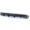 Diffuseur Noir + Echappements Chrome Mercedes CLA W117 C117 Look CLA 45 AMG (16-19)