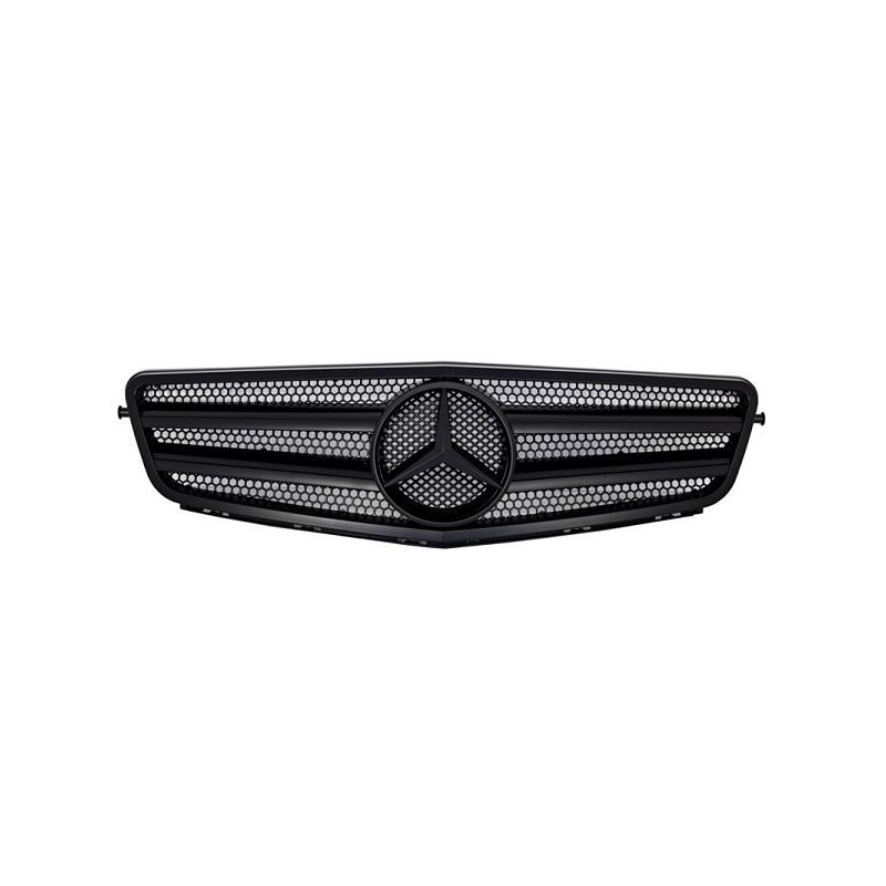 Calandre Mercedes Classe C W204 Look Avantgarde Noir mat (07-14)
