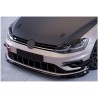 2x Rajout de pare choc carbone adaptable sur Volkswagen Golf 7R 17-21