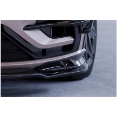 2x Rajout de pare choc carbone adaptable sur Volkswagen Golf 7R 17-21
