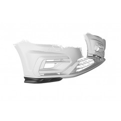 2x Rajout de pare choc carbone adaptable sur Volkswagen Golf 7R 17-21