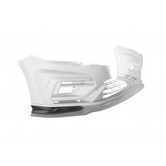 2x Rajout de pare choc carbone adaptable sur Volkswagen Golf 7R 17-21