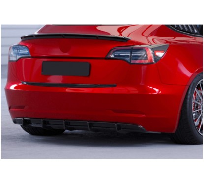 Diffuseur noir brillant Tesla Model 3 (17+)