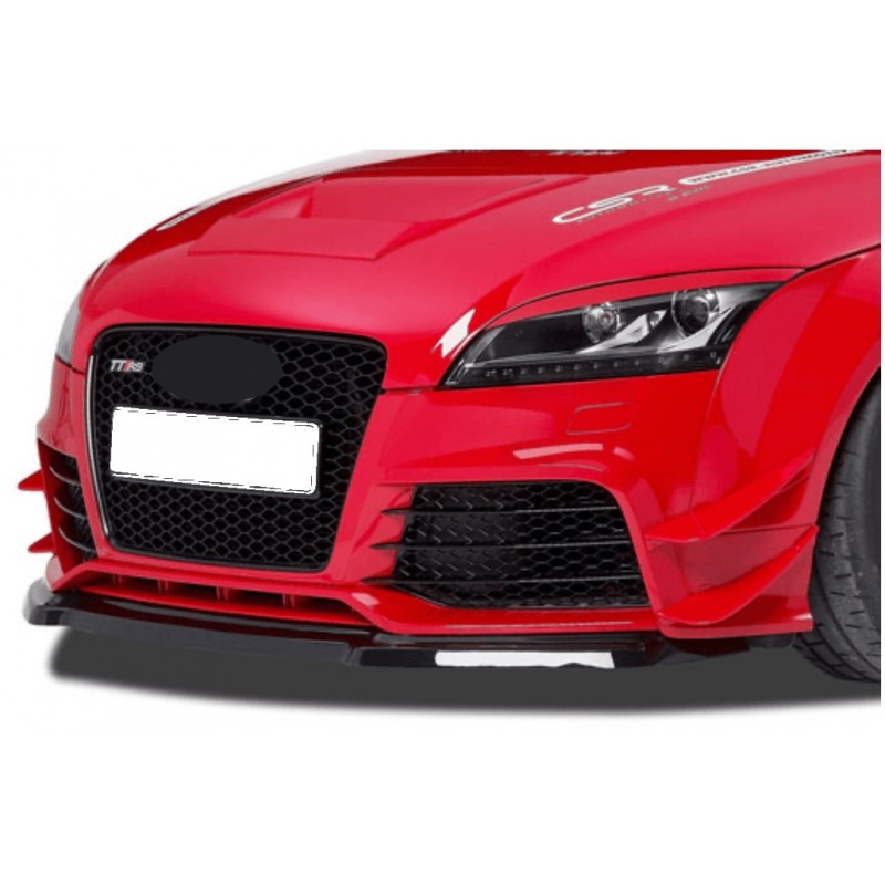 Rajout de pare-choc avant noir brillant adaptable sur Audi TT RS 8J 09-15