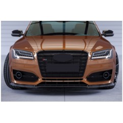 Rajout de pare-choc avant carbone adaptable sur Audi S8/S8 Plus 13-17