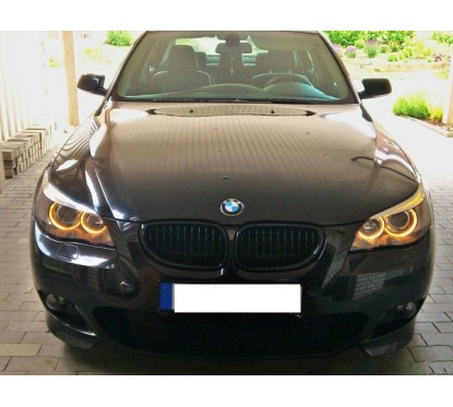 2x Grilles de Calandre BMW E60 - E61 Noir Brillant 03-10