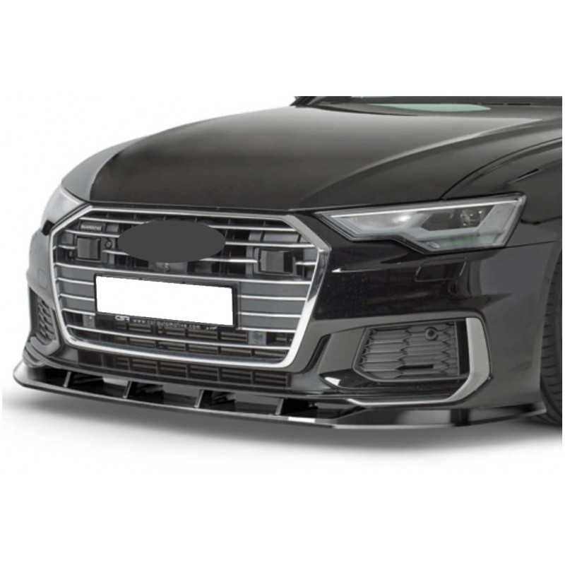 Rajout de pare-choc avant carbone adaptable sur Audi A6 C8 S-line/S6 18+