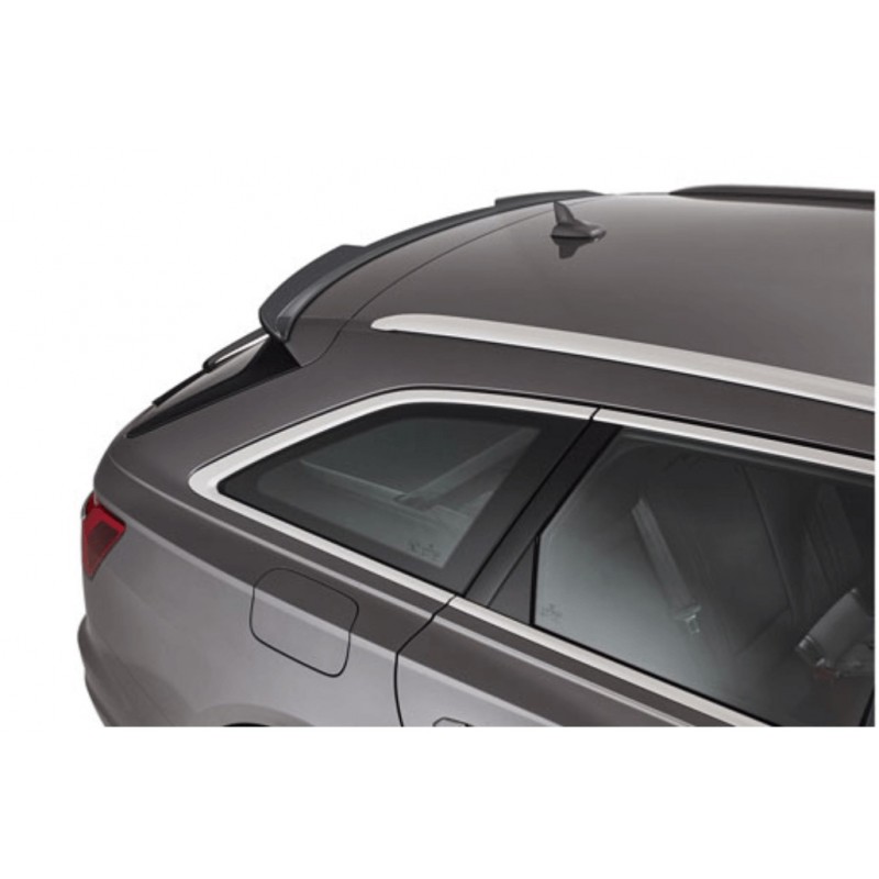 Becquet noir brillant adaptable sur Audi A6 C8 Break 18+