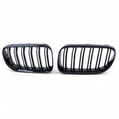 2x Grilles de Calandre BMW E92 E93 LCI 10-13 Noir Brillant M Performance