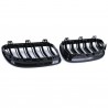 2x Grilles de Calandre BMW E92 E93 LCI 10-13 Noir Brillant M Performance