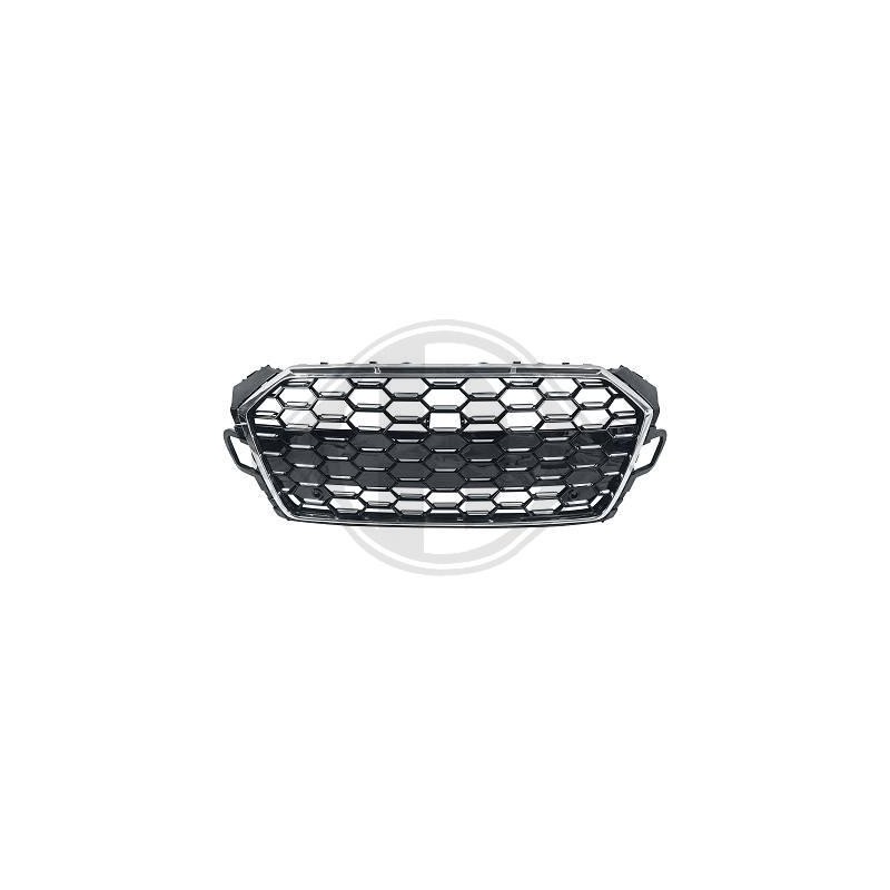 Calandre Audi A5 B9 F5 Noir et Chrome (19-24) Look S-Line
