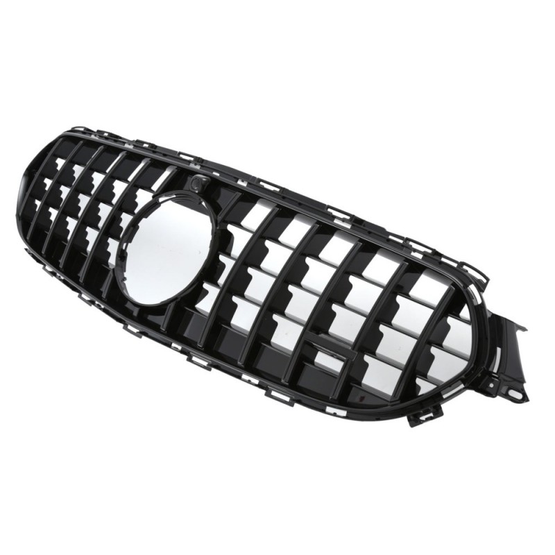 Calandre Noir brillant adaptable sur Mercedes Classe E W213 S213 A238 C238 (sans Pack AMG 20+)