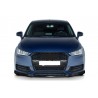 Rajout de pare-choc avant noir brillant adaptable sur Audi A1 15-18