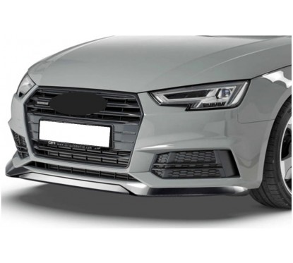 Rajout de pare-choc avant noir brillant adaptable sur Audi A4/S4 B9 15-18