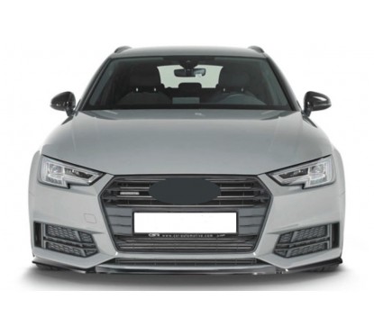 Rajout de pare-choc avant noir brillant adaptable sur Audi A4/S4 B9 15-18