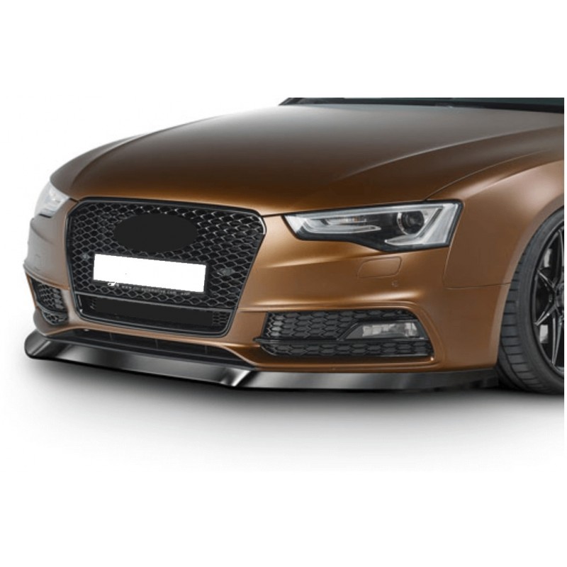 Rajout de pare-choc avant noir brillant adaptable sur Audi A5/S5 8T 11-16