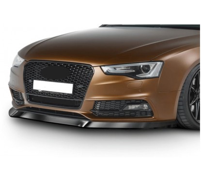 Rajout de pare-choc avant noir brillant adaptable sur Audi A5/S5 8T 11-16