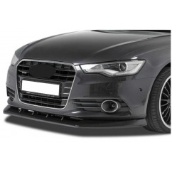Rajout de pare-choc avant noir brillant adaptable sur Audi A6 C7 11-14