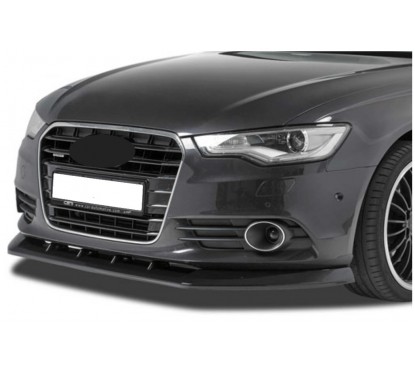 Rajout de pare-choc avant noir brillant adaptable sur Audi A6 C7 11-14