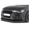 Rajout de pare-choc avant noir brillant adaptable sur Audi A6 C7 11-14