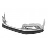 Rajout de pare-choc avant noir brillant adaptable sur Audi A6 C7 11-14