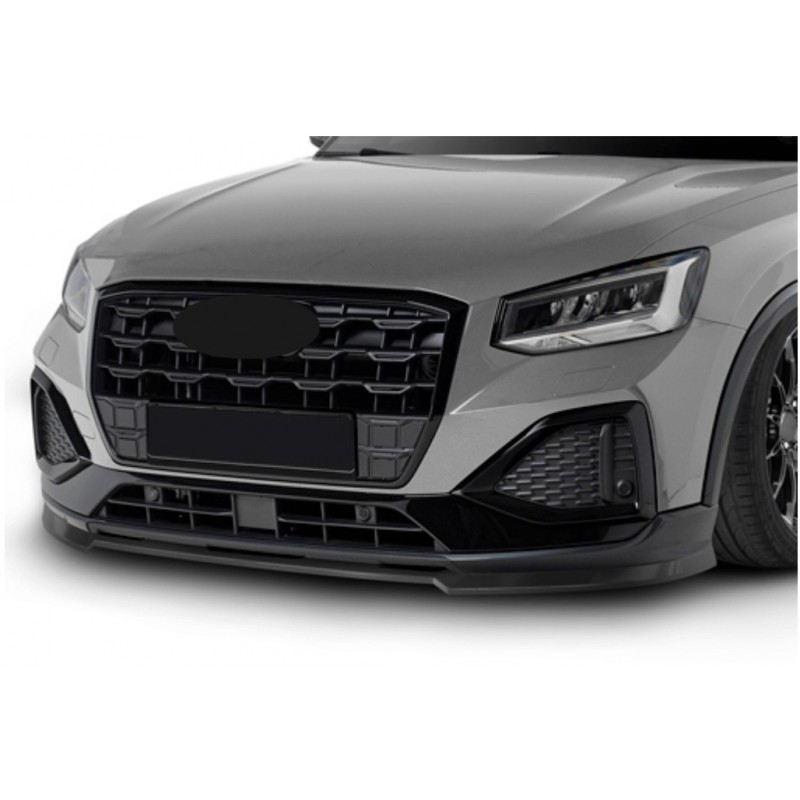 Rajout de pare-choc avant carbone adaptable sur Audi Q2 20+